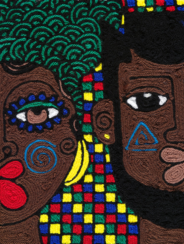 Better Half, 2025 - Original YARN ON CANVAS BOARD