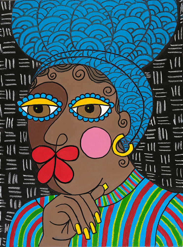 Thinking Woman 2025 - Signed Print 12x15"