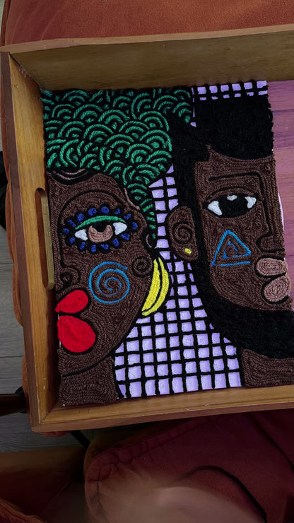 Better Half, 2025 - Original Yarn on Canvas Board