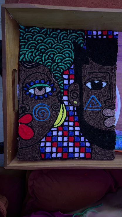 Better Half, 2025 - Original Yarn on Canvas Board