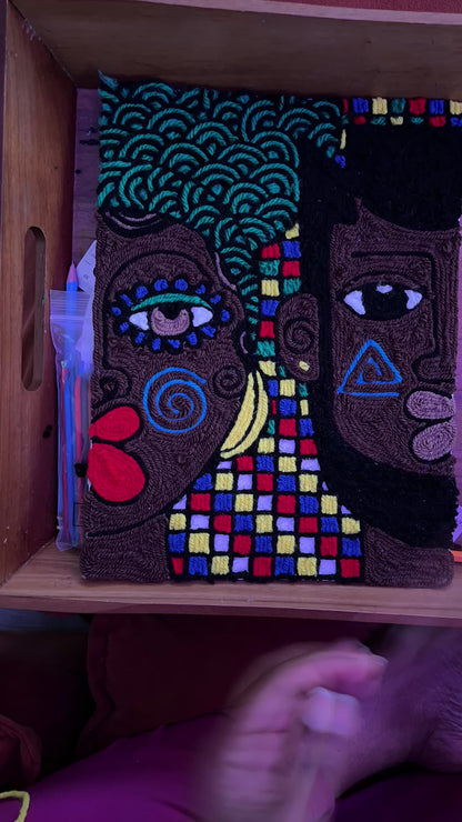 Better Half, 2025 - Original Yarn on Canvas Board